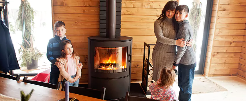 Morso Cast Iron Fireplace Insert Installation in Columbus, Nebraska