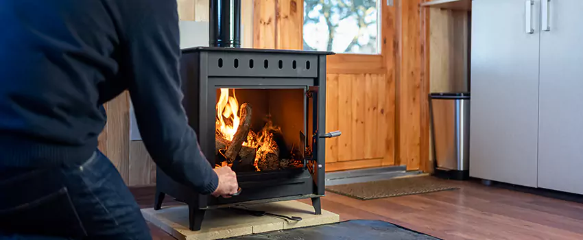 Open Hearth Wood Fireplace Installation in Columbus, NE