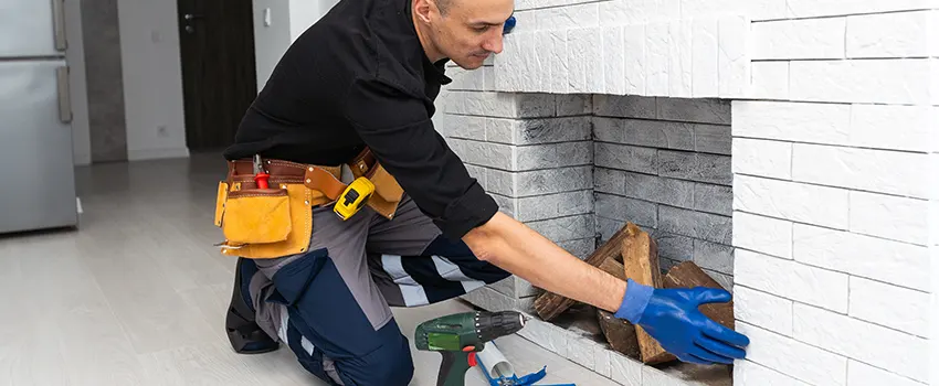 Fireplace Damaged Damper Frame Repair Services in Columbus, Nebraska