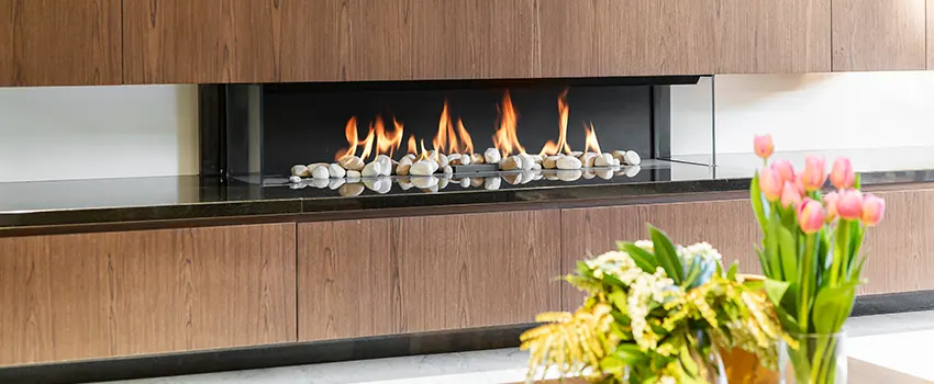 Double-height Fireplace Design Refurbishment in Columbus, Nebraska