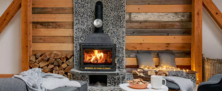 Thelin Hearth Products Direct Vent Gas Stove Fireplace Inspection in Columbus, Nebraska